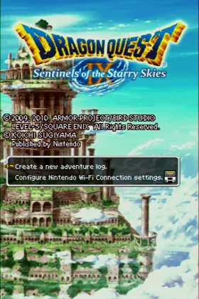 Dragon Quest IX - Sentinels of the Starry Skies (USA) (Demo) (Kiosk) (Video) screen shot title